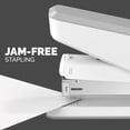 thumbnail image 3 of Fellowes® LX850 Full-Strip EasyPress™ Desktop Stapler with  Technology, 25-sheet Capacity, White, 3 of 6