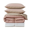 thumbnail image 1 of Set Ropa Cama Edredón, Sábanas Y Almohadas En Una Sola Caja! Rosa, 1 of 4