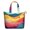 Colorful Tie Dye, variant on Rainbow Tie Dye Wave Pattern Travel Tote Bags for Women Carry On,Large Weekender Bags for Women Travel,Multi Functional Duffle Bag for Work,Shopping,Sports
