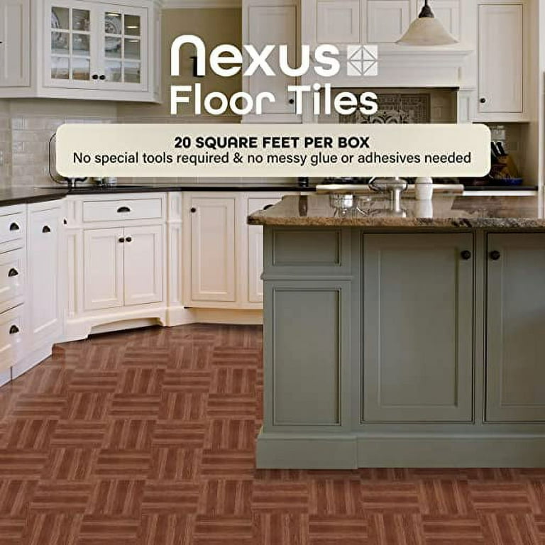Achim Nexus Medium Oak Plank-look 12-in x 12-in Peel and Stick Vinyl Tile Flooring (20-sq ft) Achim Nexus Medium Oak Plank-look 12-in x 12-in Peel and Stick Vinyl Tile Flooring (20-sq ft)