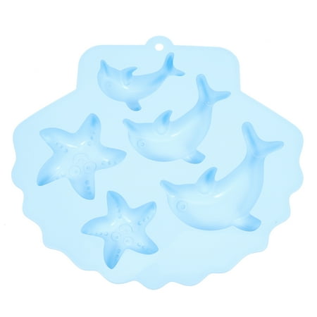

Silicone Chocolate DIY Mold Sea Animals Cake Mold Dessert Baking Shape