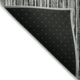 thumbnail image 3 of Addison Rugs Chantille Indoor/Outdoor Transitional Stripes Black Washable Rectangle Rug, 5' x 7'6", 3 of 6