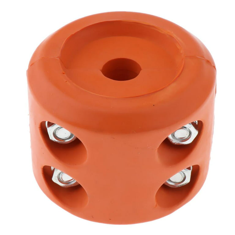 Winch Cable Hook Stopper Rubber Rope for ATV Vehicle 1/2 Inches Cable  Opening Diameter, - Orange 