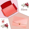 thumbnail image 2 of 50 Pcs Mini Enveloppes pour Cartes-Cadeaux, Mini Enveloppe Rose, 2 of 5