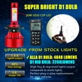 thumbnail image 5 of Alla Lighting 9696 Lumens Mini D1S D2 D3 D4 LED Bulb,Convert HID Headlight to LED,Bypass Ballast,Extremely Super Bright 6000K Xenon White High Power, 5 of 9