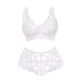thumbnail image 3 of Zhuge - Lenceria Mujer Erótica Talla Grande ，L, Ropa Mujer Curvy en Blanco - Conjuntos de Lencería Sexy para Mujeres, 3 of 4