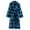 Blue, variant on Mens Robe Soft Plush Collar Shawl Bathrobe Women Autumn Winter Fashionable Casual Plaid Home Bathrobe Kimono Bathrobe Red One Size