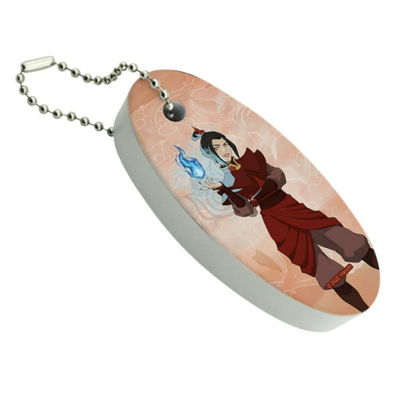 Avatar the Last Airbender Azula Floating Keychain Oval Foam Fishing Boat Buoy Key Float