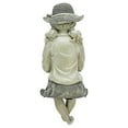 thumbnail image 4 of Design Toscano EU9305 Statue de Pêcheuse Fille Grande Prise, 11 Pouces, Pierre Bicolore, 4 of 5