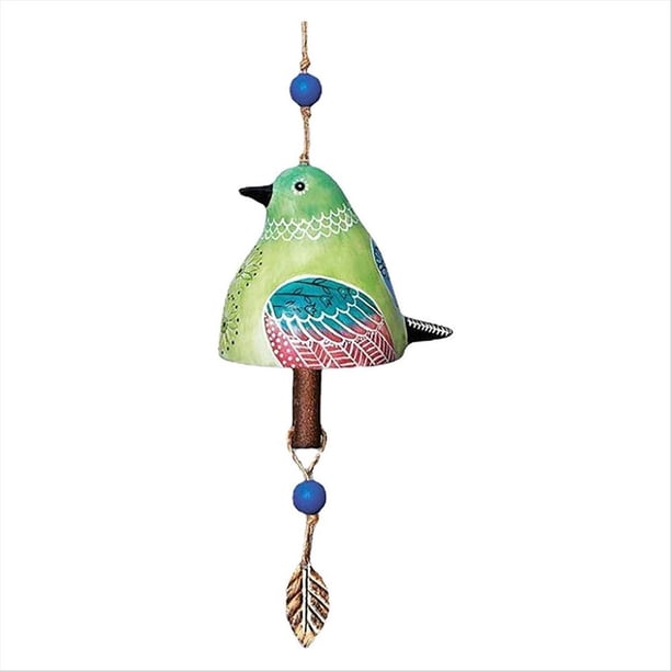 Campana de Canto de Pájaro Decoración de Jardín Campana de Canto de Pájaro Campana de Viento Música Campanas de Viento Colgantes Campanas Canción de Pájaro Campana Colgante,A