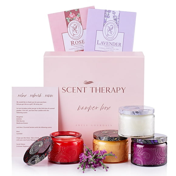 Set de regalo de velas de aromaterapia ADELEGOURDAIN para mujer