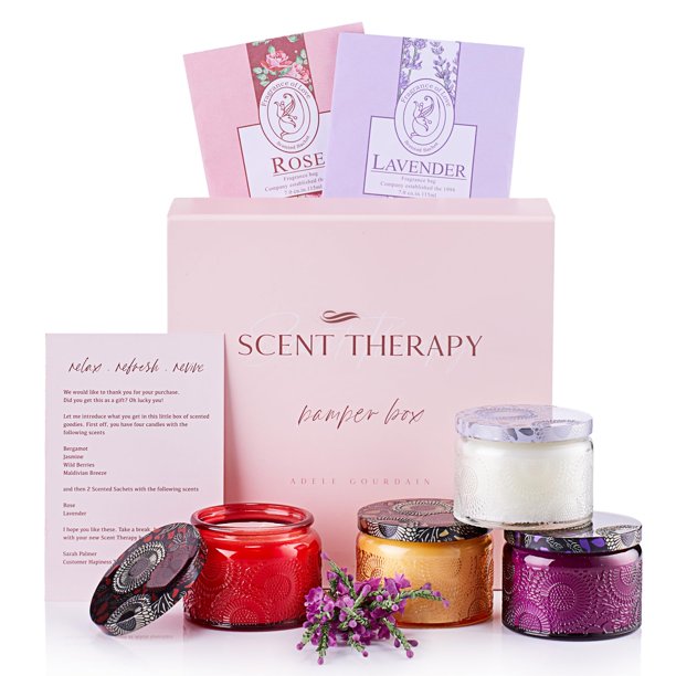 Set de regalo de velas de aromaterapia ADELEGOURDAIN para mujer