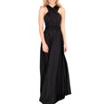 thumbnail image 3 of OBEEII Robe de Demoiselle d'Honneur pour Femmes Robe Infinie Mariage Convertible Robe Multi-Positions Robe Longue Torsadée Élégante Cocktail Soirée Bal Noir Grand, 3 of 4
