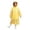 ZA-Yellow-frostluinai women raincoat, variant on Boys Girls Long Rain Coat Extra Thick Hooded Waterproof for Kids Students Loose Cuffs Portable Hiking Ages 3-14Y