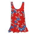thumbnail image 2 of Weiqiqre T-Shirts pour Femmes Grande Taille Amples Décontractés T-Shirts de Couleur Unie Col Rond Blouses Sans Manches pour Femmes, 2 of 5