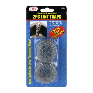 Brite Concepts Stainless Steel Washing Machine Lint Traps: Washer Hose Lint  Remover with Cable Ties - 3 Count Per Pack