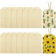 thumbnail image 1 of 30 Pieces Sublimation Unfinished Wood Hanging Tags with Hole and Rope Double-Sided Heat Transfer Blank Wooden Labels for Christmas Party Bags Wine Bottles Wedding Ars Home Decoration Painting, 1 of 7