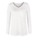 thumbnail image 4 of Mujeres Tallas grandes Casual Cuello en V Suelto Bolsillo sólido Manga larga Tops Blusa de mujer Fridja  fjkfkj3910, 4 of 5