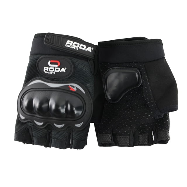 GUANTES RODA MEDIO DEDO NEGRO TALLA EXTRA GRANDE negro L