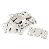 Unique Bargains 53 x 30 mm Furniture Sectional Interlock Style Sofa Connector Silver Tone 10 Pcs