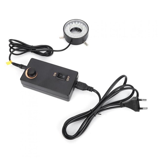 Filfeel Anneau Lumineux LED, Lumière LED pour Microscope, Lumières LED Intégrées pour Microscope Corporel Monoculaire Vidéo