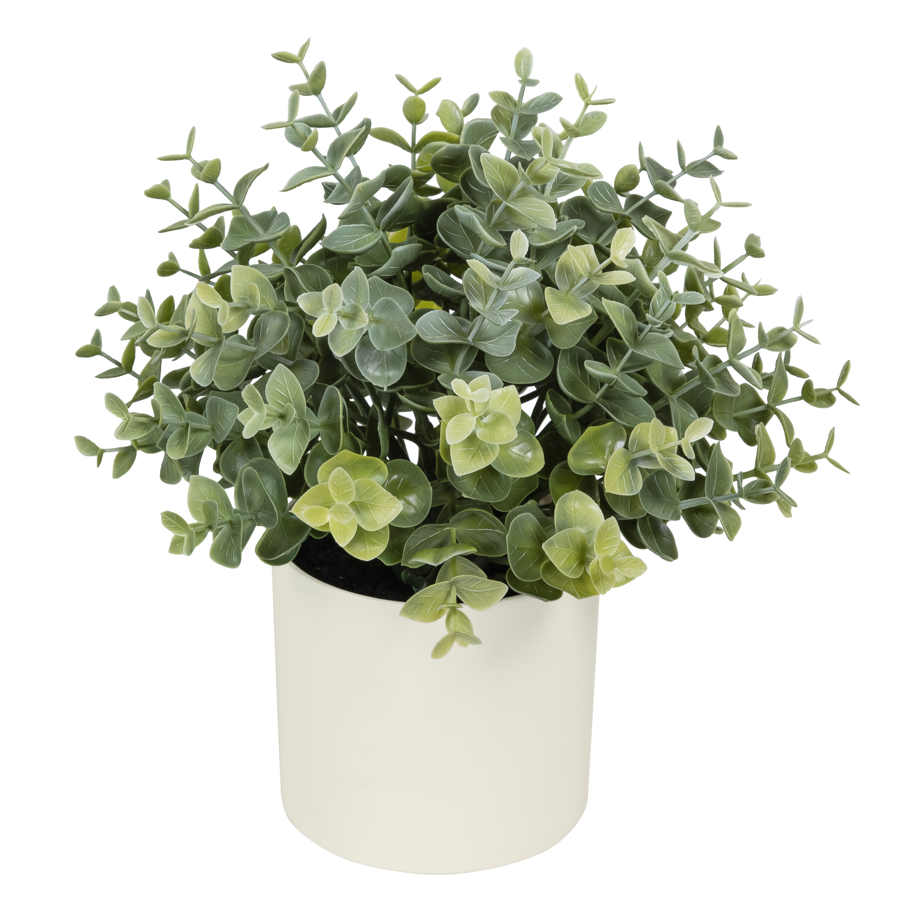 Mainstays 8.5" Artificial Eucalyptus Plant in Cream Pot