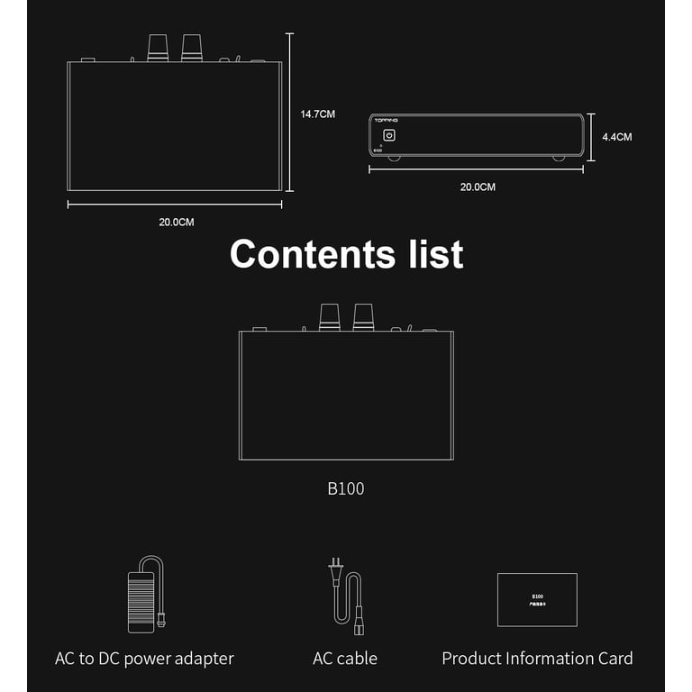 Topping B100 Mono Pure Power Amplifier | Hàng chính hãng