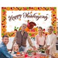 thumbnail image 3 of Banner decorativo de Feliz Acción de Gracias - 120 x 80 cm, telón de fondo de Feliz Acción de Gracias, decoraciones para fiestas de Acción de Gracias (estilo 1qsh013), 3 of 5