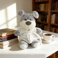 thumbnail image 4 of Schnauzer Plush Toy Puppy Stuffed Animal with Bathrobe, 8.66 Inch Cute Dog Doll, Soft Huggable Decorative Companion for Home Decor and Gift Giving, 4 of 6