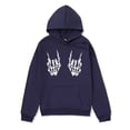 thumbnail image 4 of HIBRO Women Heart Print Gothic Style Long Sleeve Hoodlies Pullover Sweatshirts Hoodies With Pocket, 4 of 4
