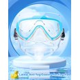 thumbnail image 3 of Gafas de natación para niños adultos, gafas de natación antivaho con cubierta para la nariz, máscara de buceo transparente sin fugas, vista amplia de 180, hombres, mujeres, jóvenes, niños y, 3 of 5