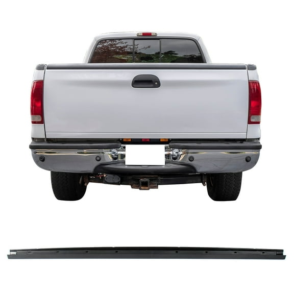 Ikon Motorsports Tailgate Protector Compatible with 1999-2007 Ford F250 F350 F450 Super Duty PP Matte Black Tailgate Cover Moulding Cap Trim Protector