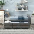 thumbnail image 4 of Gray Twin Size Daybed with Trundle and Drawers, 4 of 8