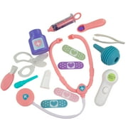 My Sweet Love Doctor Kit Case for Baby Dolls, 16 Pieces Included, Pink, Blue, White Multicolor