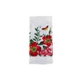 thumbnail image 1 of IH Casa Decor Hand Towel Fiery Red Floral - Set of 6, 1 of 2
