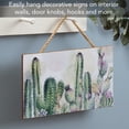 thumbnail image 4 of CounterArt "Cactus" Hanging Wood Wall Sign, 4 of 7