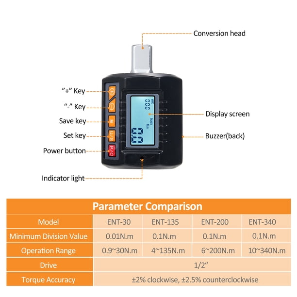 Torque tester,Torque Meter Set Wrench Torque Wrench Torque Tester