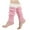 Pink, variant on Women's Versatile Velvet Knitted Socks and Leg Warmers Set - Ultra-Soft Pile Fabric Foot & Leg Covers for Cozy Indoor Lounging, Winter Sleep, and Layering Under Pants or Boots Fluorescent Green