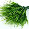 thumbnail image 2 of Morttic 4 Bundles Artificial Outdoor Plants Plastic Wheat Grass Greenery Shrubs UV Resistant Fake Plastic Shrubs for Outside Home Garden Yard Decoration, 2 of 6