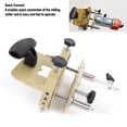thumbnail image 4 of Wood Router Slotting Locator, Invisible Fastener Slotting Bracket Quick Connection Aluminum Alloy  for Woodworking, 4 of 7