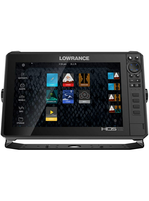 Lowrance HDS-12 Live with Active Imaging 3-in-1 Transom Mount Transducer & C-Map Pro Chart