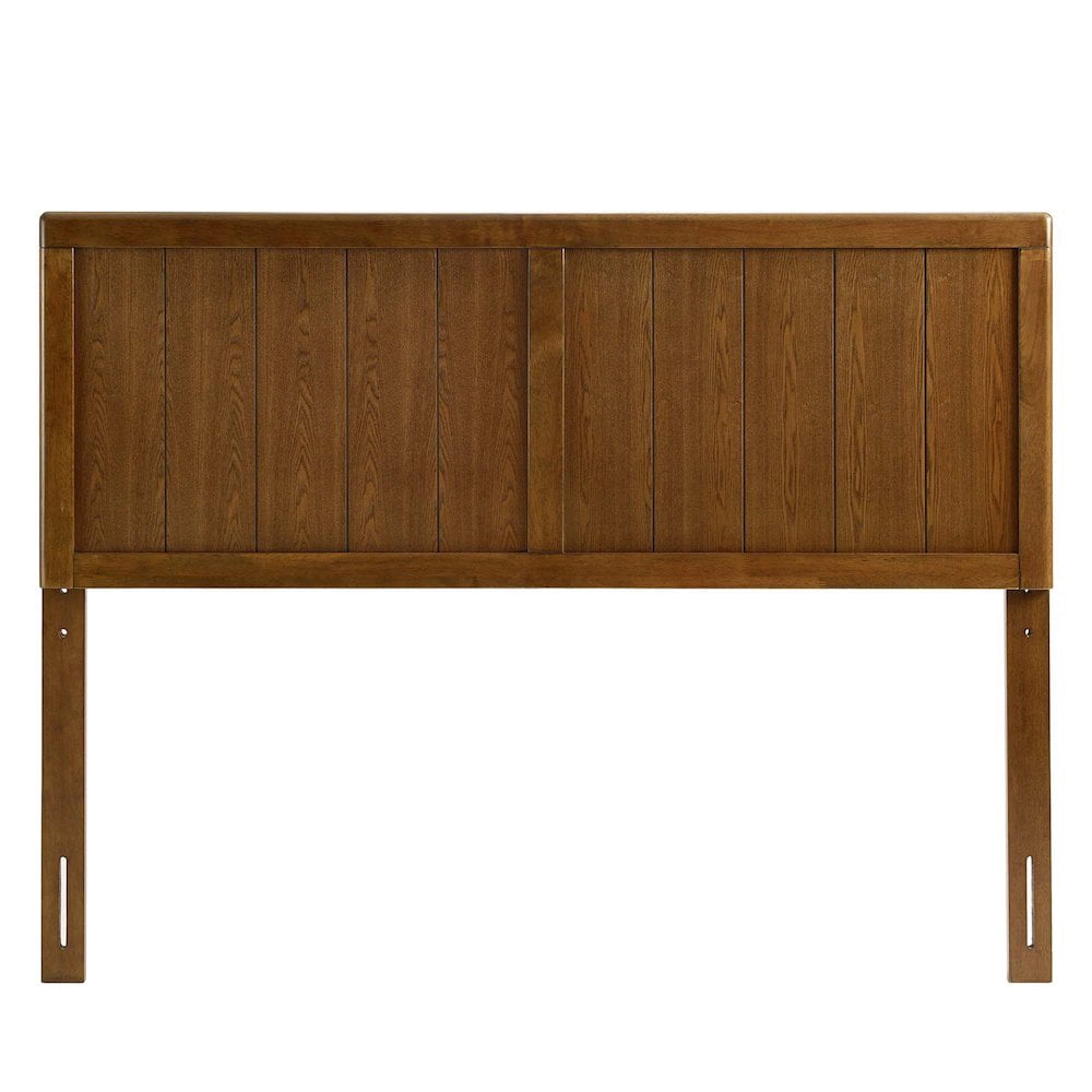 Modway Robbie Full Modern Rubberwood and MDF Headboard in Walnut