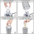 thumbnail image 5 of Crystal Table Desk Lamp with USB Port, Acaxin Elegant Bedside Light with Crystal Shade, Glam Lamps for Bedrooms, Decorative Lamp, Nightstand Lamp for Bedroom/Living Room/Dressing Room (Set of Two), 5 of 6