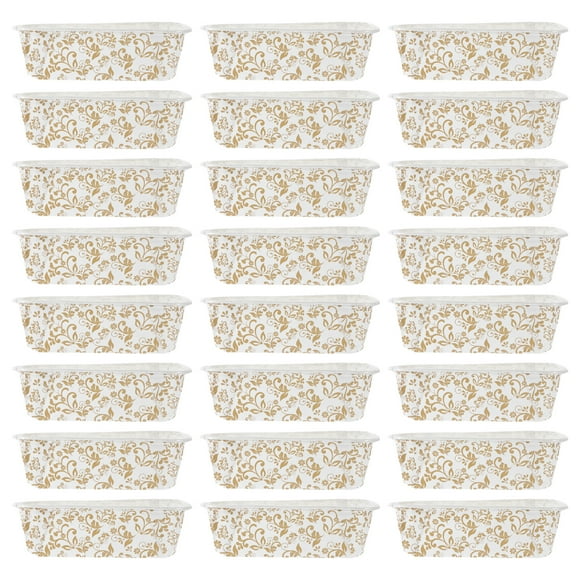 50 PCS Bote en forma de bote Bandejas Decorativas Magdalena Liners Papel Hornear Tazas Bandejas