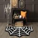 thumbnail image 2 of Spider Web Indoor Halloween Rug 24x36 in, Plush Gothic Cute Fun Halloween Bathroom Rugs Non Slip Kitchen Rug Machine Washable, 2 of 4