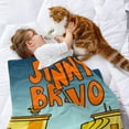 thumbnail image 2 of Johnny Bravo anti-pilling, suave, ligera, esponjosa y acogedora de lujo para hogar y cocina – Perfecta para niños y adultos,120X180cm, 2 of 6