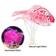 thumbnail image 5 of Soft Silicone Glowing Aquarium Simulation Coral with Sucker Aquatic Artificial Water Plants Pink, 5 of 7