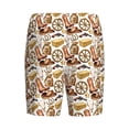 thumbnail image 2 of Haiem Western Cowboy Men's Pajama Short with Soft Woven Cotton Elastic Waistband Sleep Short-4X-Large, 2 of 9