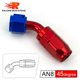 thumbnail image 1 of Universal 4AN 6AN 8AN 10AN AN6 AN8 Straight 45 90 120 180 Degree Oil Fuel Swivel Hose Oil Hose End Adapter Kit Black~1070, 1 of 1