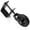 Black, variant on Stark USA 8" Heavy Duty Fence Gate Wheel, Spring-Loaded 360° Swivel Caster with Flat-Free Tire, 200 lb Capacity for Wood & Metal Swing Gates